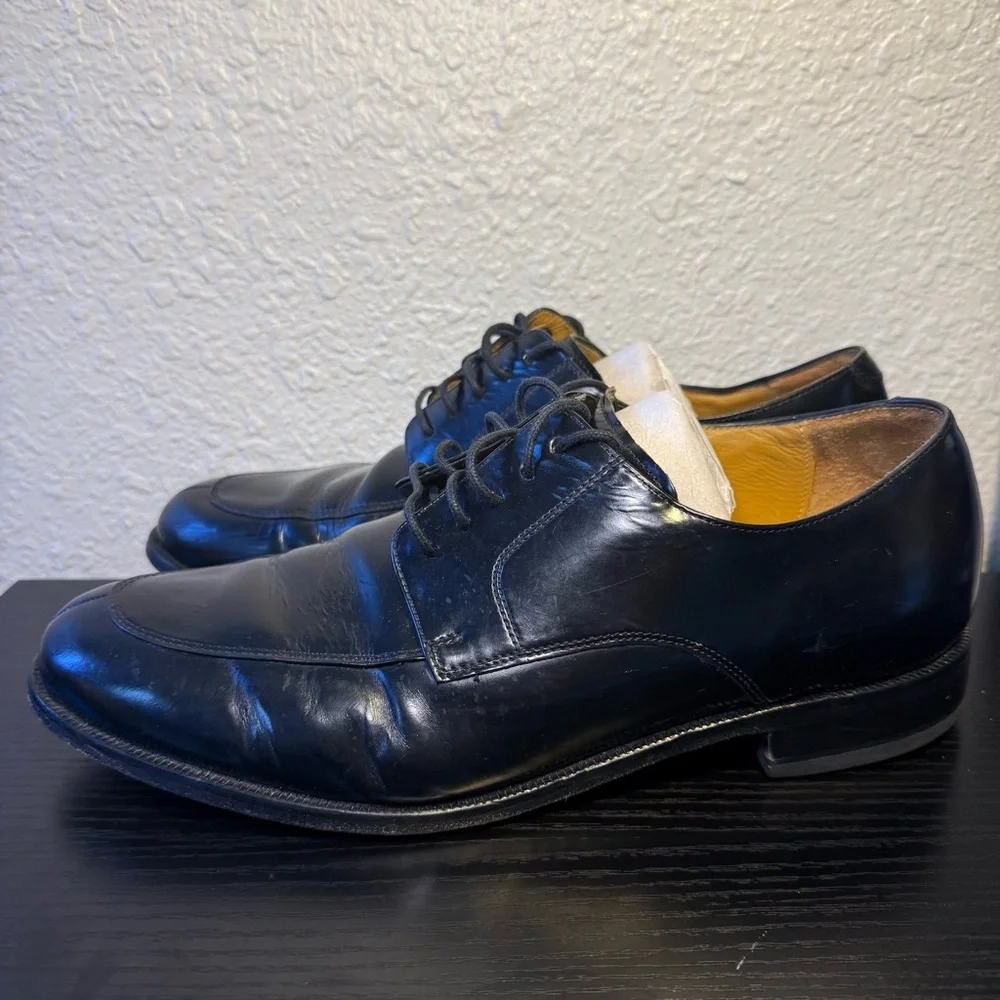 Cole Haan NikeAir Carter C07224 Black Leather Oxford Dress Shoes Air Men’s 11.5M